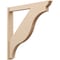 Ekena Millwork 5 1/2-in W x 44-in D x 44-in H Funston Trad Rough Cedar Woodgrain TimberThane Outlooker, Primed Tan OUTUR055X44X44FST04RCPR - alternate 1